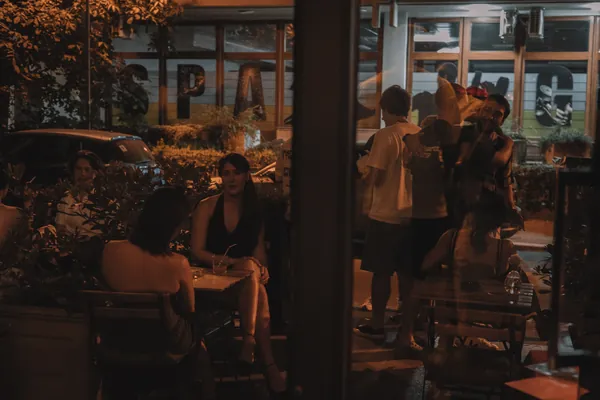 Evening atmosphere at Čin Čin cocktail bar in Vračar, Belgrade